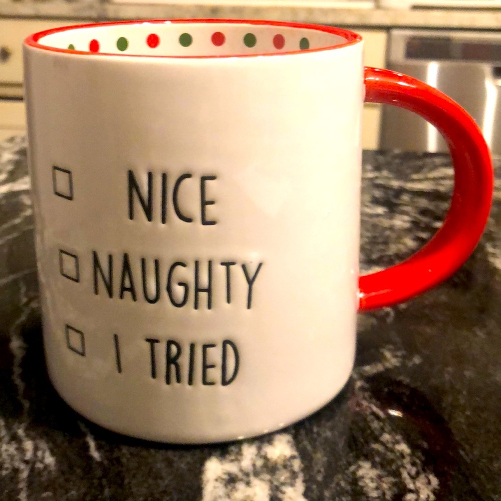 World Market Christmas mug